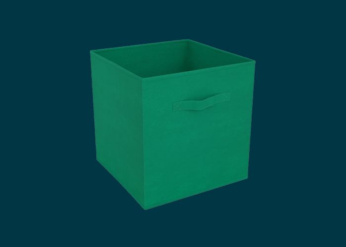 Clever Cube Compact Fabric Insert Jungle Green