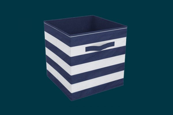 Flexi Storage Clever Cube Compact Fabric Insert Nautical Days isolated