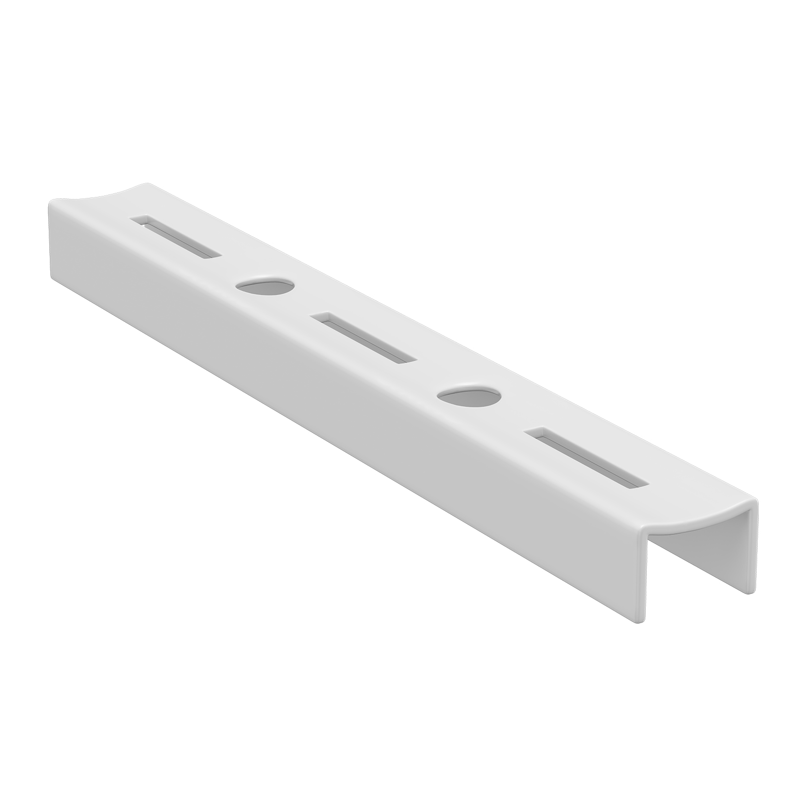 Home Solutions Single Slot Wall Strip White 145mm