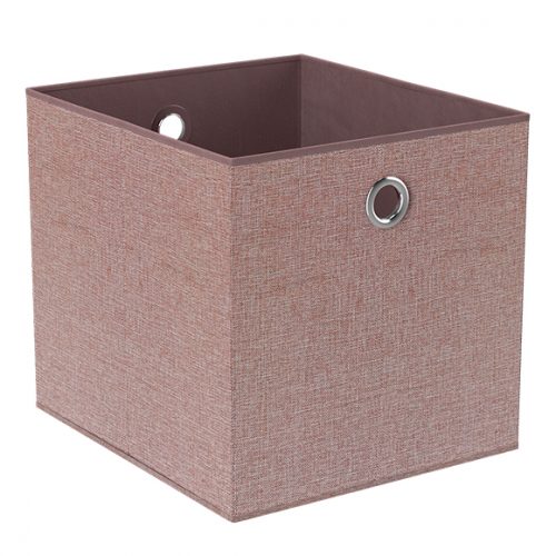 Flexi Storage Clever Cube Premium Fabric Insert Blush Pink isolated