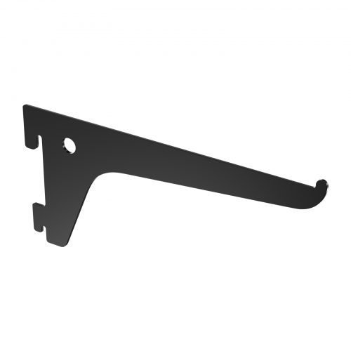 Flexi Storage Home Solutions 150mm Single Slot Bracket Black isolated