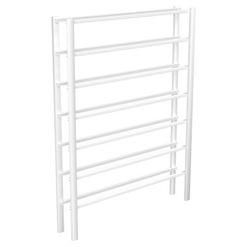 Flexi Storage Home Solutions 7 Runner Frame White constructed with 435mm Cross Bars