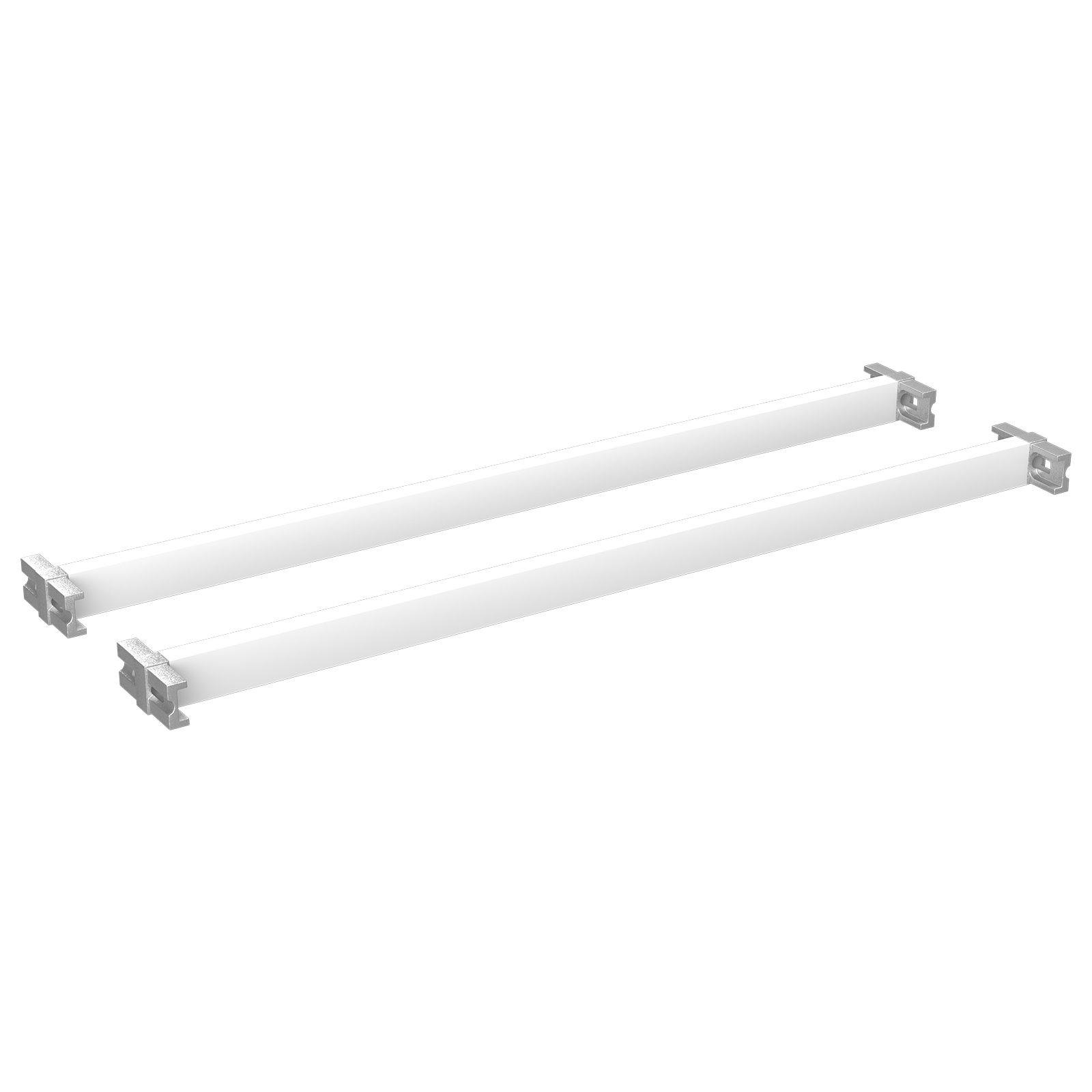 Home Solutions 435mm Cross Bars & T-Connector White