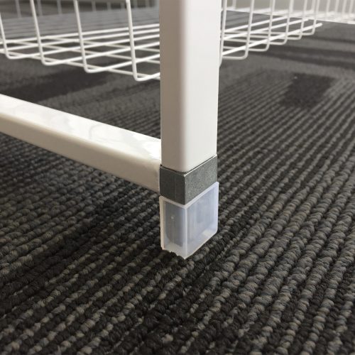 Flexi Storage Home Solutions Runner Frame Feet installed on Runner Frame via T Connector