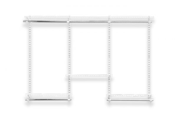 Flexi Storage Home Solutions 1.8m Wardrobe Starter Kit White isolated