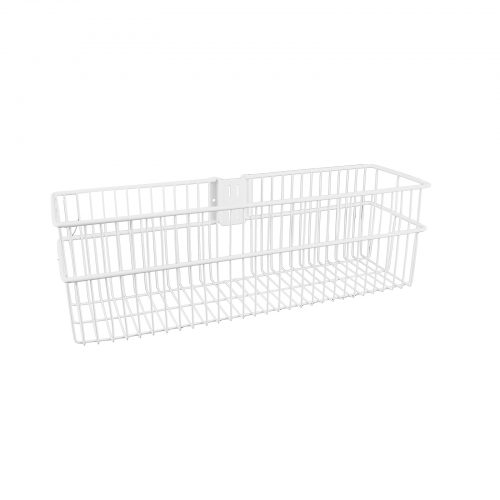 Flexi Storage Home Solutions Large Deep Storage Basket White isolated