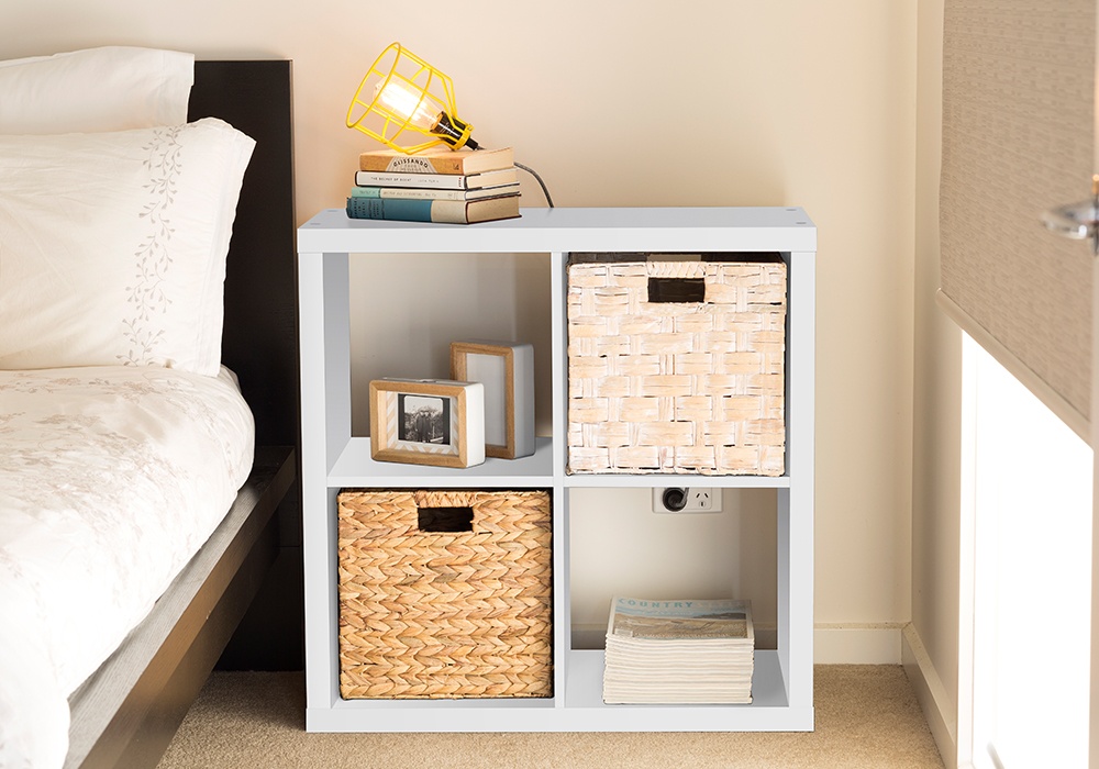 Flexi Storage Clever Cube Unit & Inserts used in bedroom