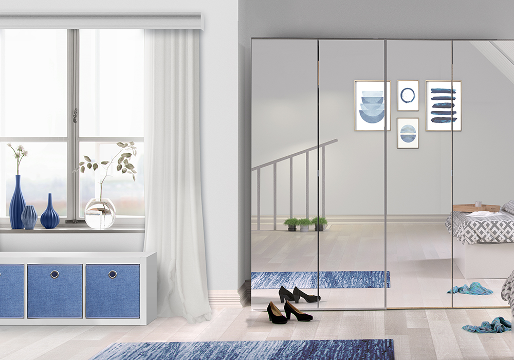Flexi Storage Hinge Wardrobe, Clever Cube and Inserts used in contemporary bedroom