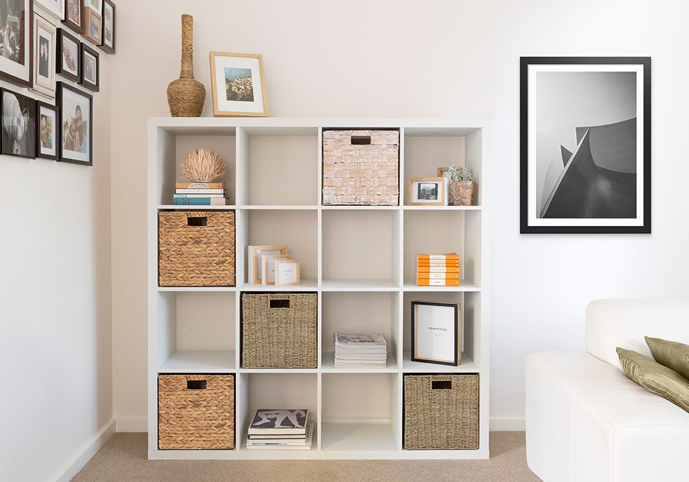 Flexi Storage Clever Cube Unit & Inserts used in lounge