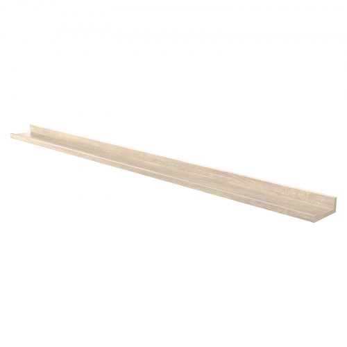 Flexi Storage Decorative Shelving Photo Shelf Oak 1200x100x35mm isolated