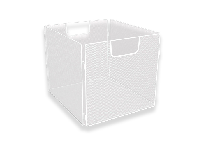 Clever Cube Wire Insert Mesh White