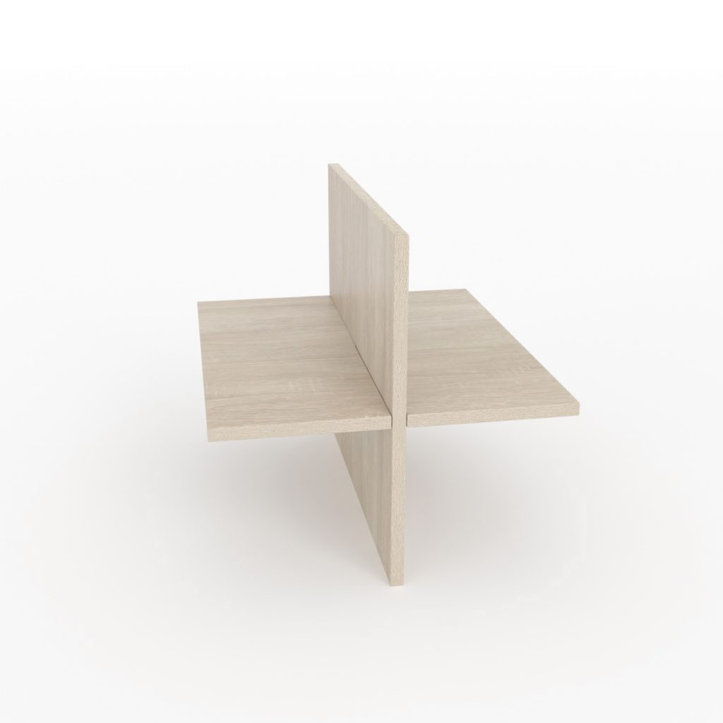 Clever Cube Timber Insert Divider Oak Flexi Storage