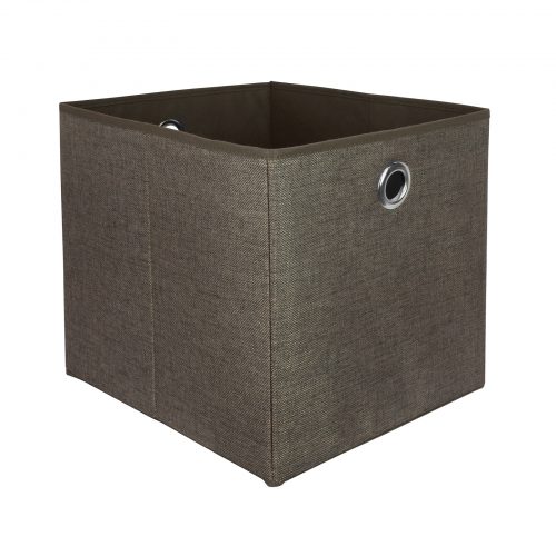 Flexi Storage Clever Cube Premium Fabric Insert Chestnut Bronze isolated