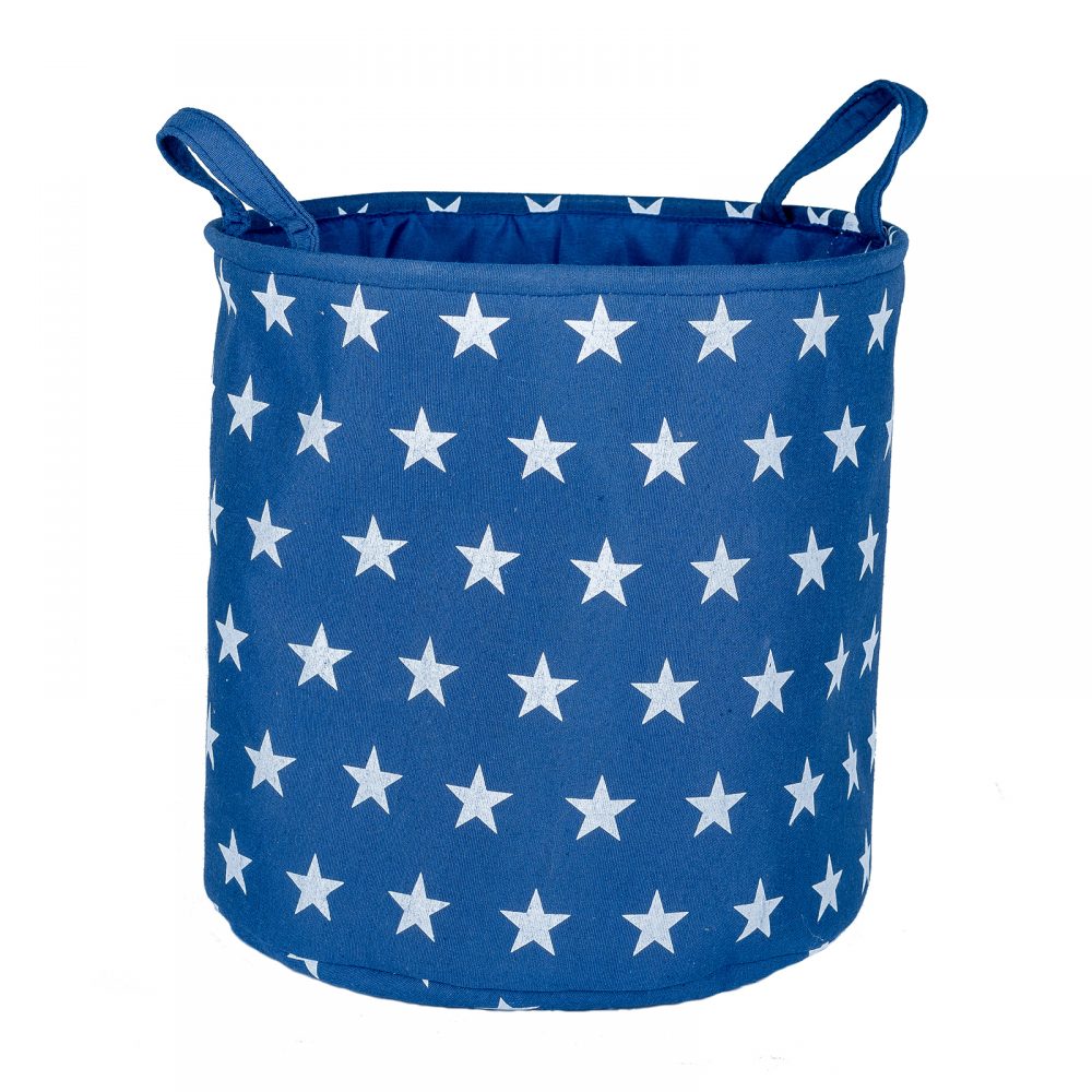 Kids Set of 3 Storage Baskets Grey Stars Flexi Storage