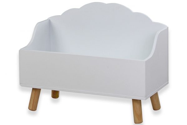 Flexi Storage Kids Open Cloud Toy Chest White isolated