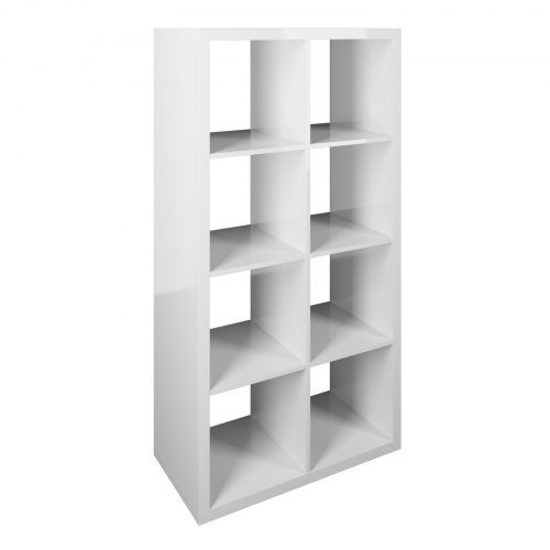 Flexi_Storage_Clever_Cube_2x4_Gloss_White_Storage_Unit_1