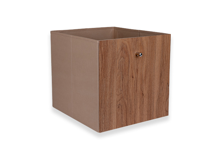 Clever Cube Timber Front Insert Gloss White Flexi Storage