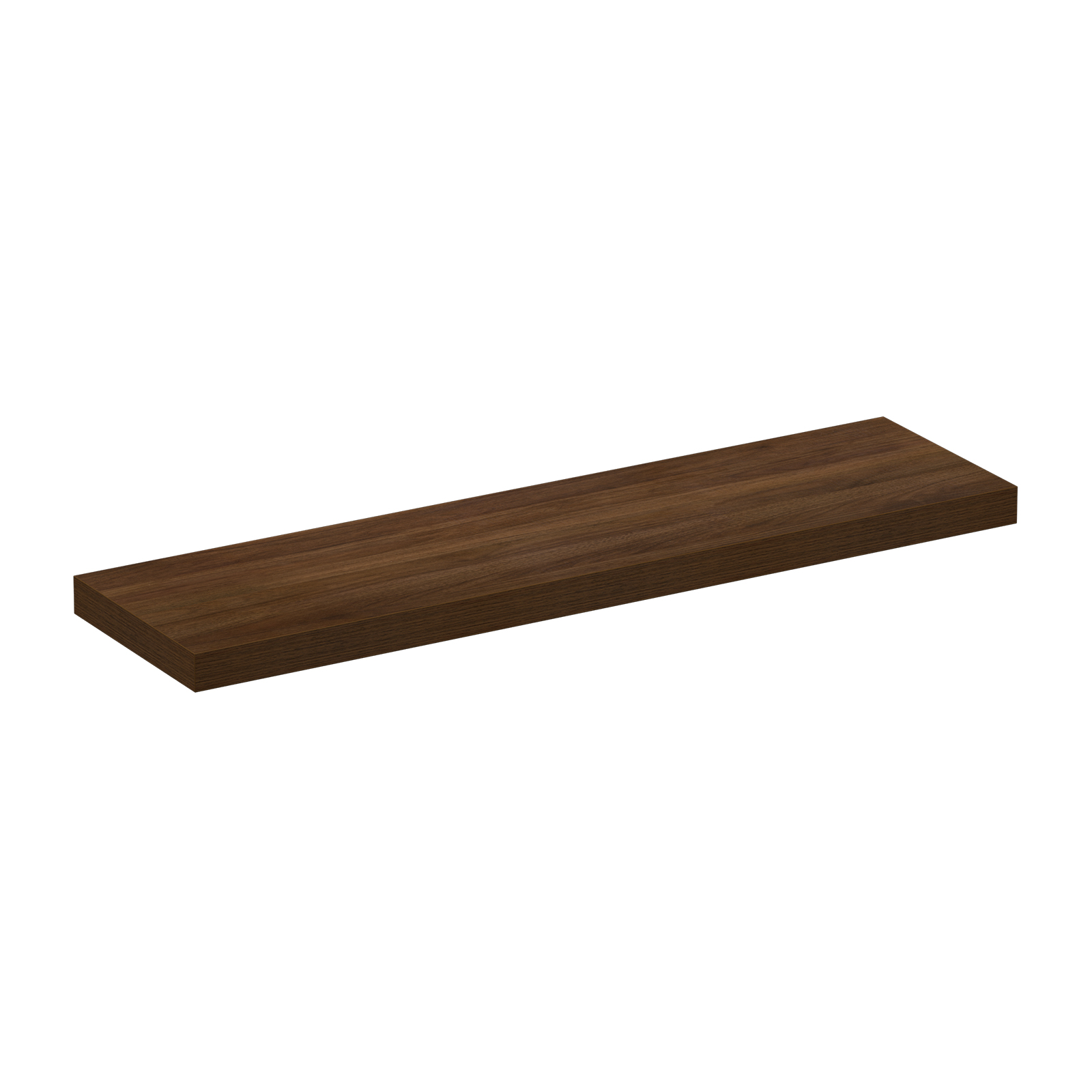 Floating Shelf Walnut 900x240x36mm