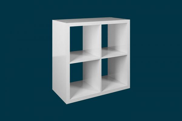 Flexi_Storage_Clever_Cube_2x2_Gloss_White_Storage_Unit_1