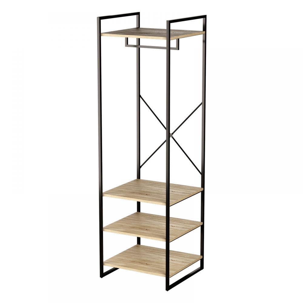 Freestanding End Component With & Mirror & Shelf Flexi Storage