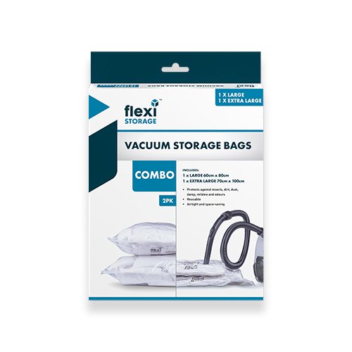 01572_1 Flexi Storage Vacuum Storage Bag COMBo 2 PK 1L 1XL