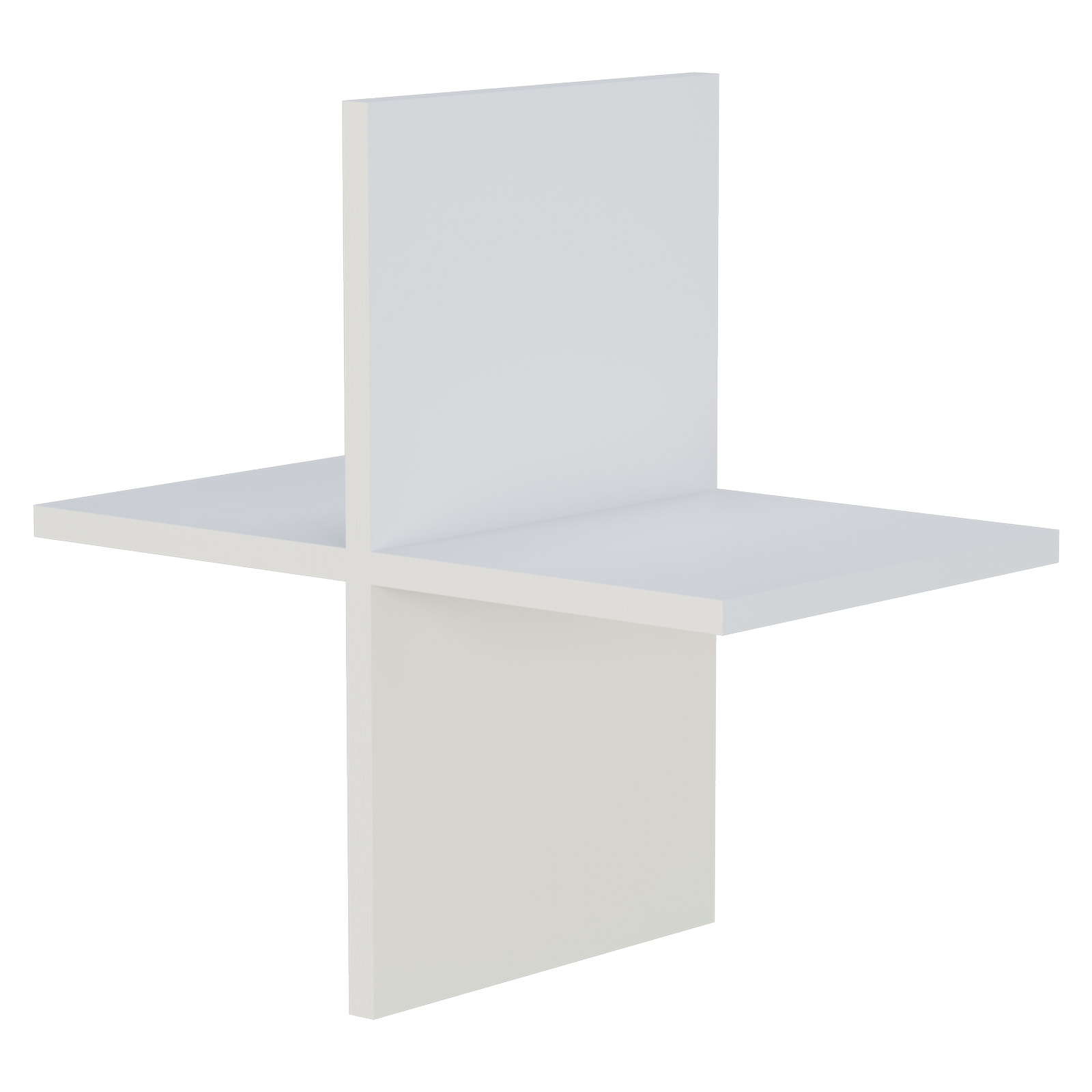 White Large Cube 4 Section Divider