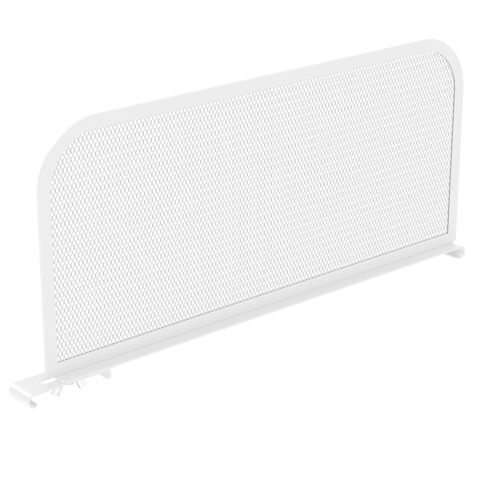 Home Solutions White Mesh Wire Shelf Divider