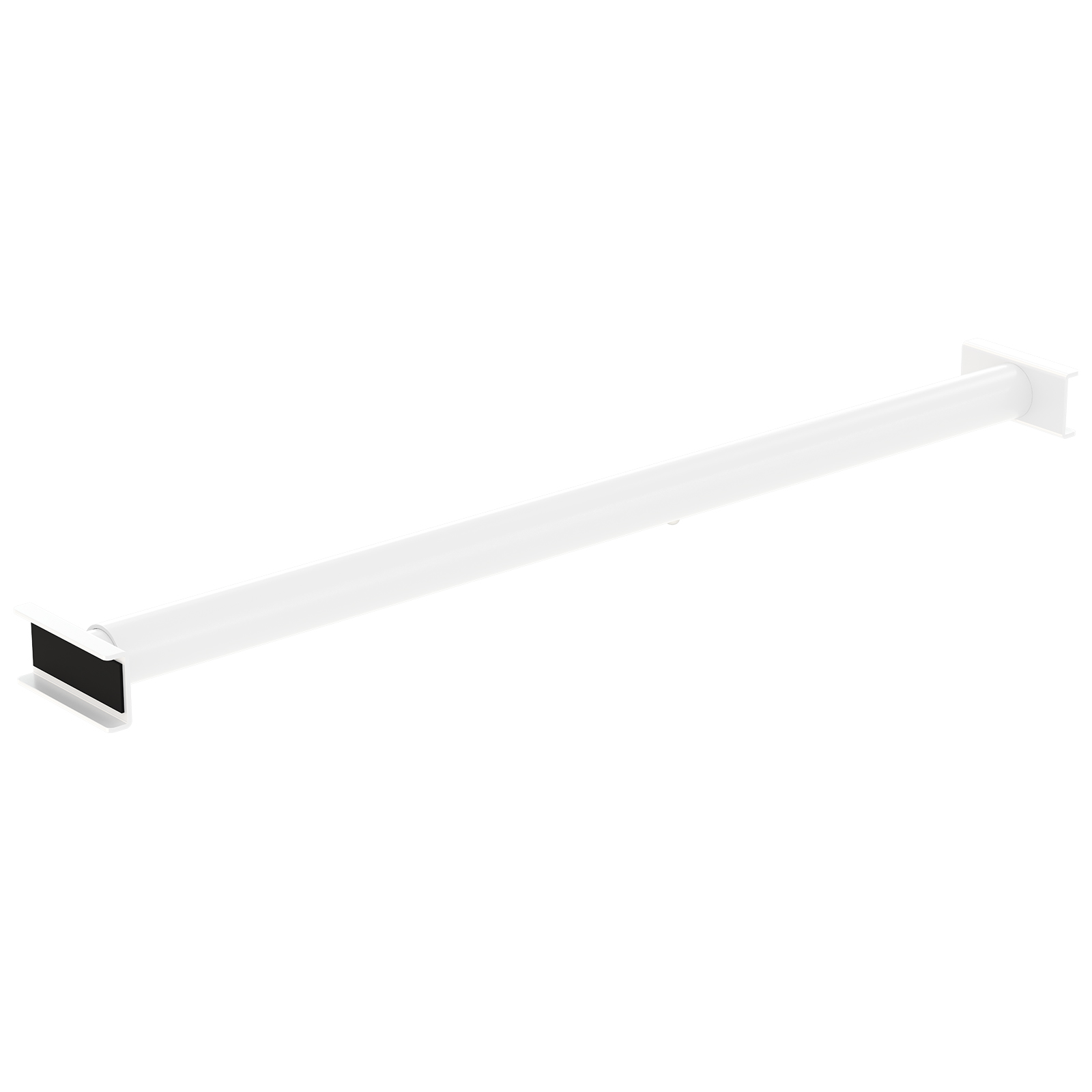 Home Solutions White Adjustable Sliding Frame Hanging Rail