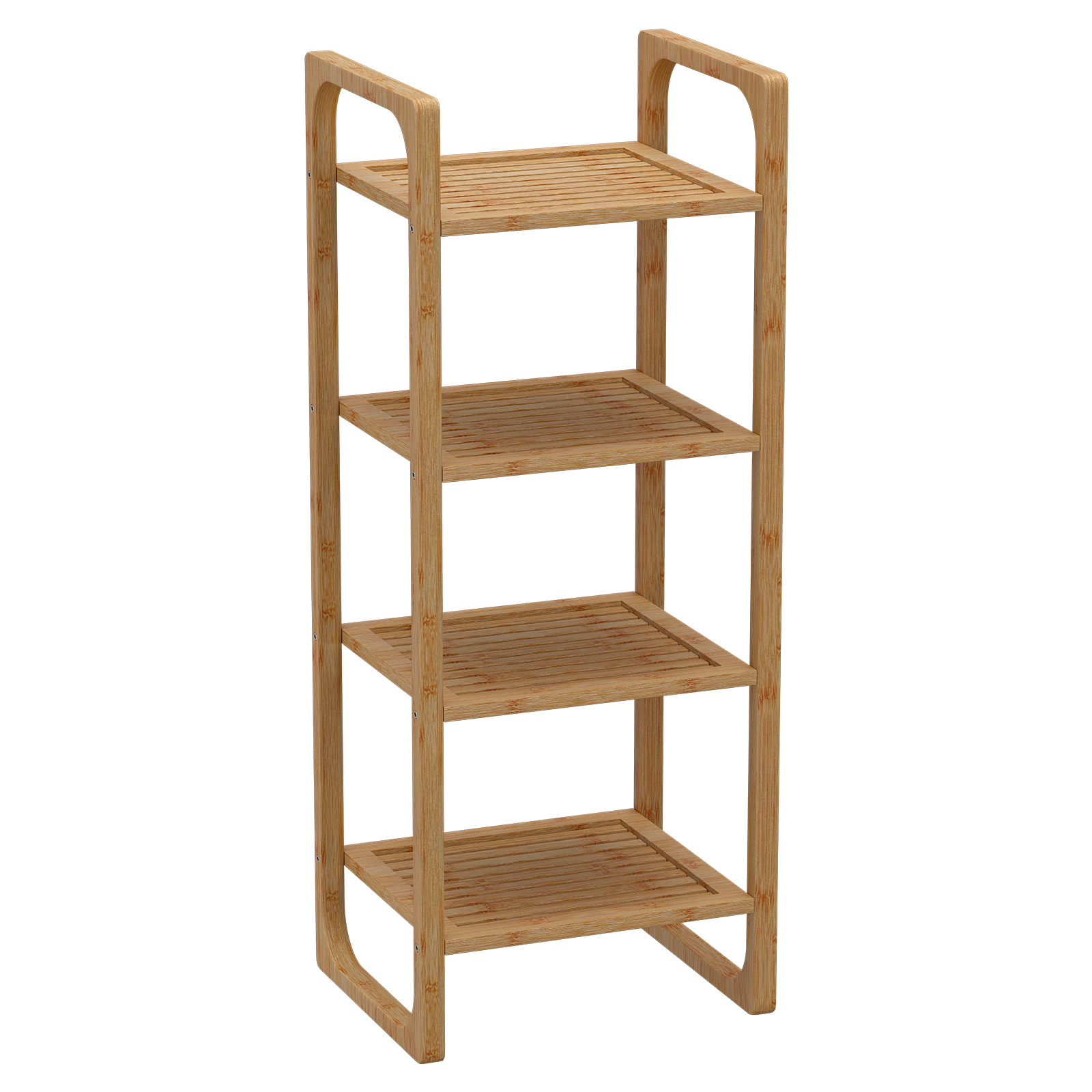 4 Tier Bamboo Storage Shelf