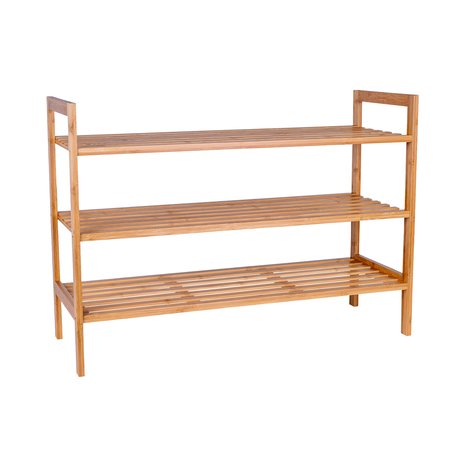 Bamboo Stackable Shoe Rack