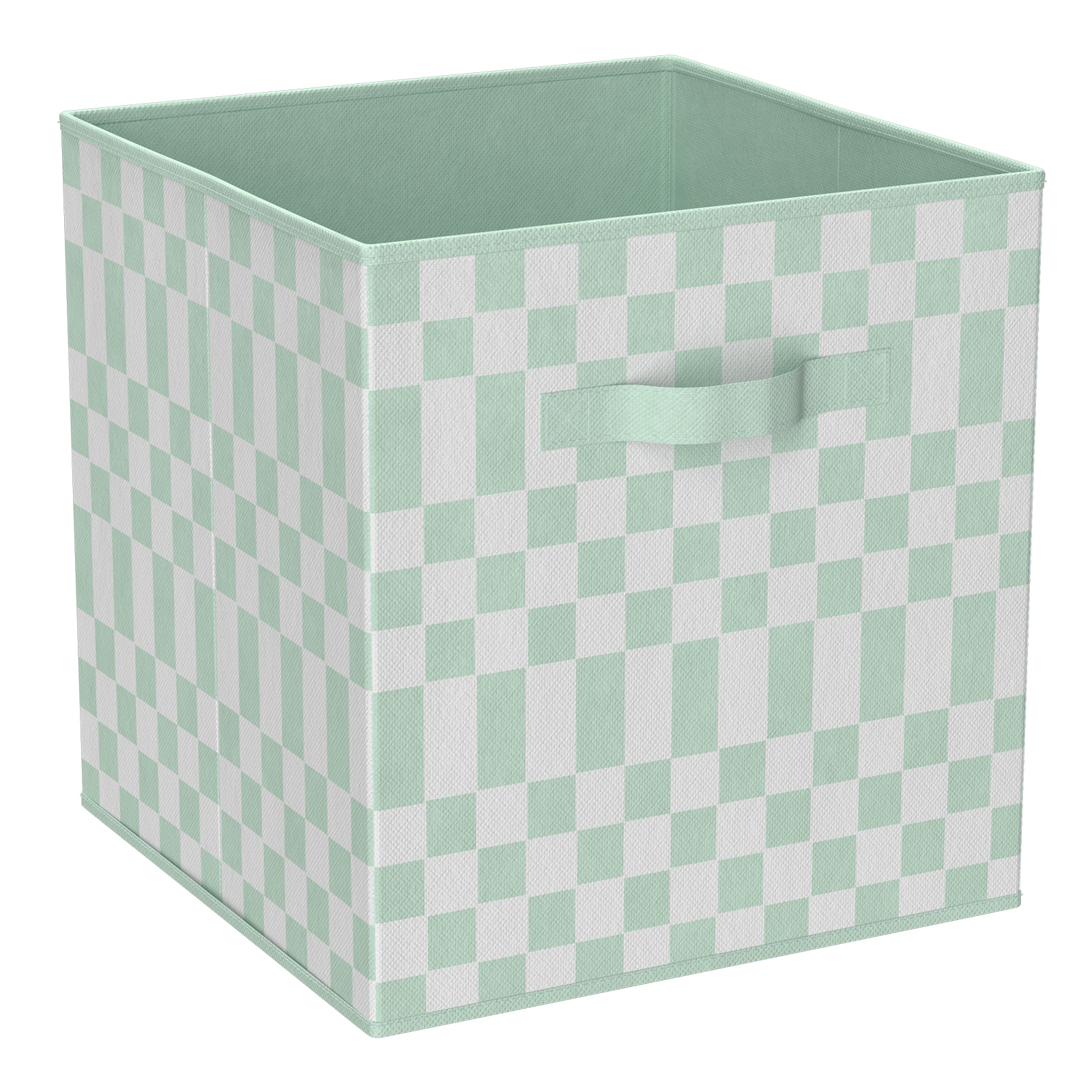 Clever Cube Compact Fabric Insert Misty Jade Check