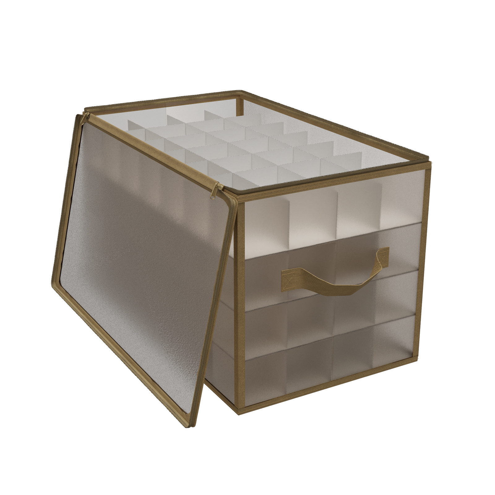 Christmas Ornament Large Storage Box Clear