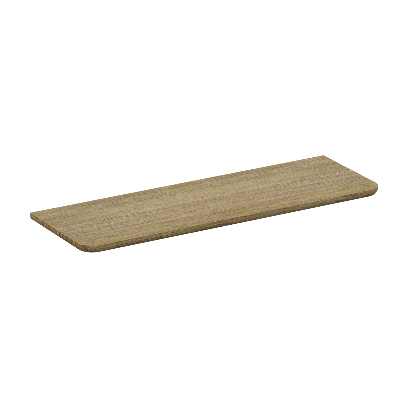 Home Solutions Curved Shelf Oak 600x200x15mm