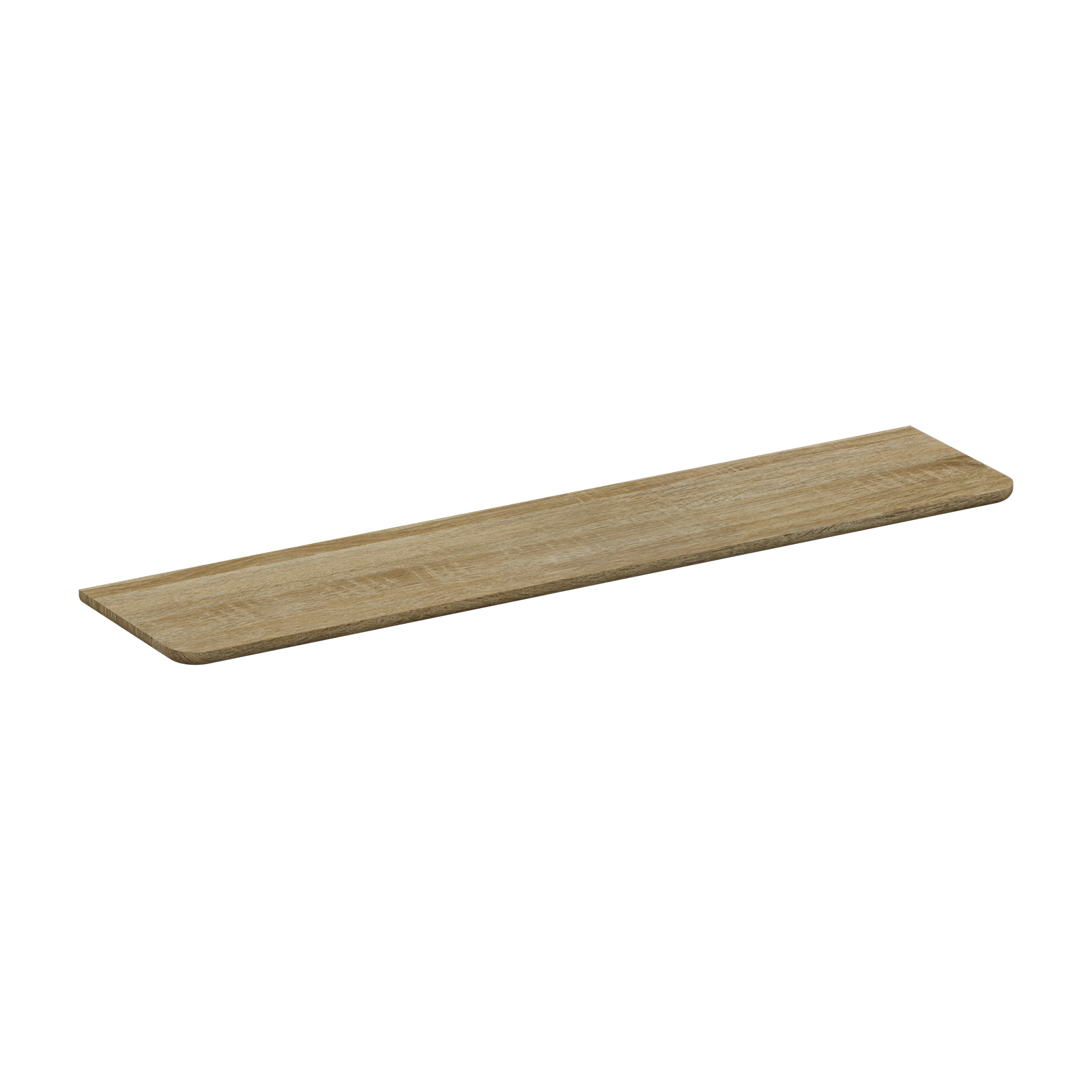 Home Solutions Curved Shelf Oak 900x200x15mm