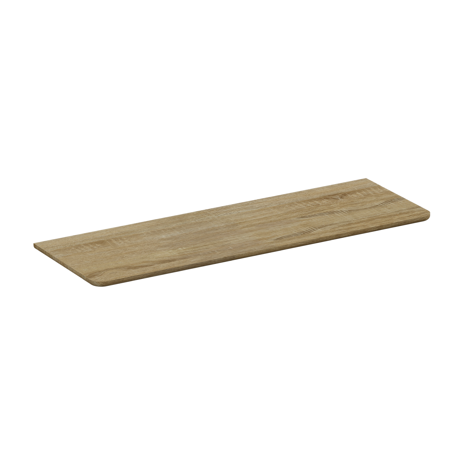 Home Solutions Curved Shelf Oak 900x300x15mm